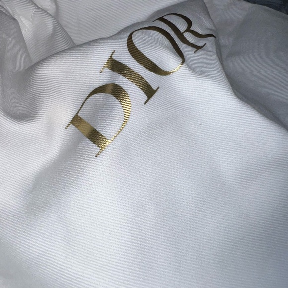 2 Authentic Small Dior Dust Bag 10x11 - Picture 4 of 6